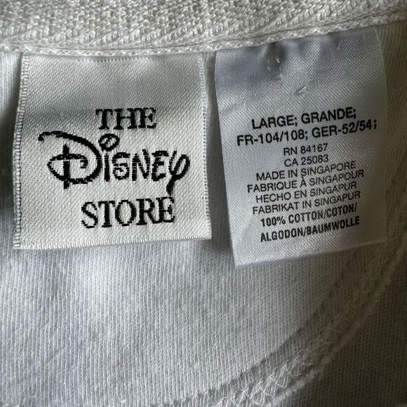 Vintage The Disney Store Original Mickey Mouse Embroidered White Polo Shirt - Picture 4 of 5